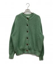 demy by demylee (デミー バイ デミリー) コットンニットカーディガン 黄緑 サイズ:XS