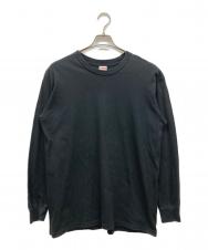 SUPREME (シュプリーム) 長袖カットソー ブラック サイズ:M