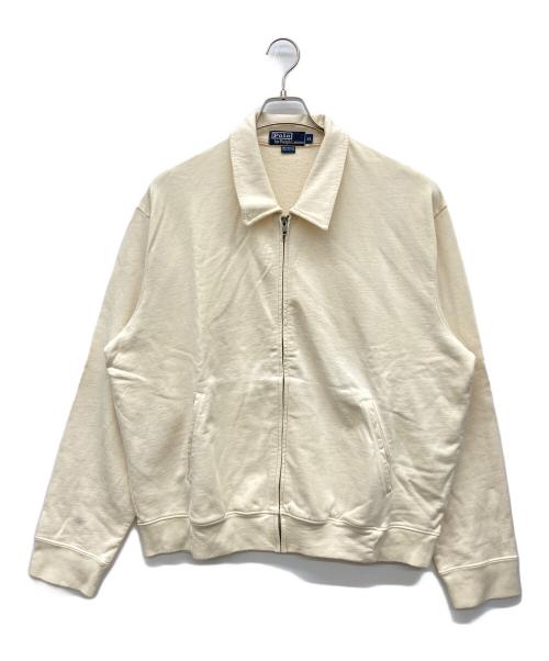 POLO RALPH LAUREN (ポロ・ラルフローレン) フルジップスウェットジャケット ベージュ サイズ:LL