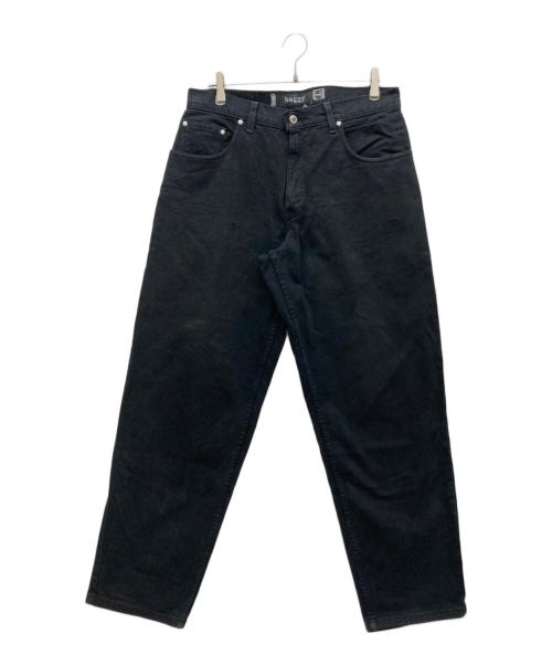 LEVI'S silver-tab (リーバイス シルバータブ) 後染めバギーデニムパンツ ブラック サイズ:W33 L32