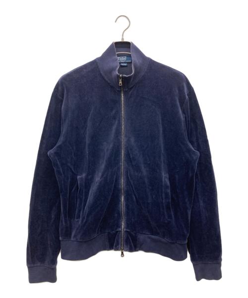 POLO RALPH LAUREN (ポロ・ラルフローレン) ベロアトラックジャケット パープル サイズ:L