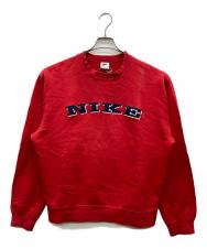 NIKE (ナイキ) 90s ロゴスウェット レッド サイズ:XL
