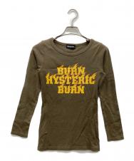 Hysteric Glamour (ヒステリックグラマー) プリントカットソー ブラウン サイズ:FREE