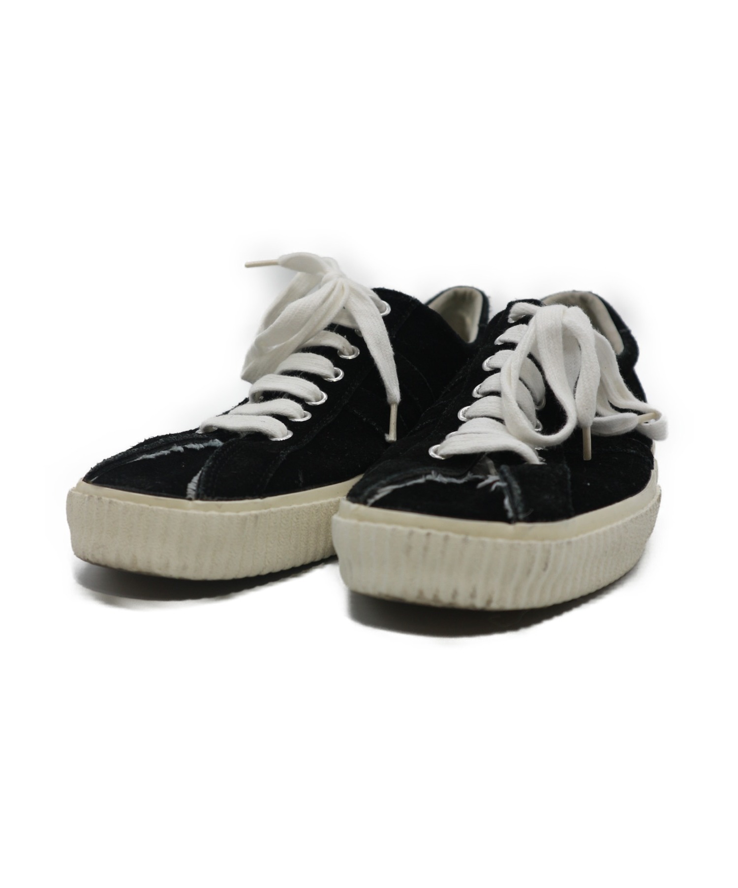 中古 古着通販 Comme Des Garcons Homme コムデギャルソンオム スウェードスニーカー ブラック サイズ 25 5cm ブランド 古着通販 トレファク公式 Trefac Fashion