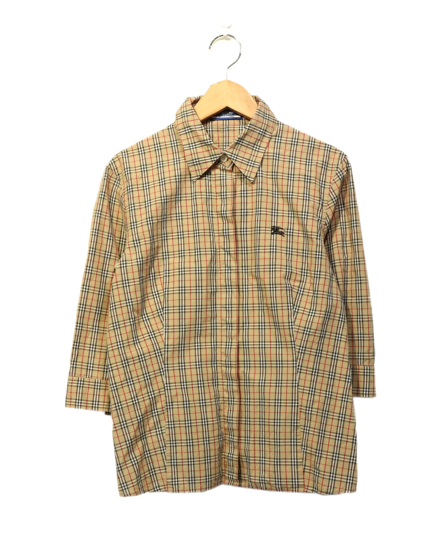 中古 古着通販 Burberry Blue Label バーバリーブルーレーベル ノヴァチェックシャツ ブラウン サイズ 40 ブランド 古着通販 トレファク公式 Trefac Fashion