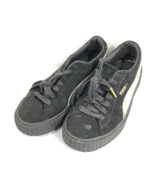 中古 古着通販 Puma Fenty プーマ フェンティ ローカットスニーカー ブラック サイズ 23 5cm Suede Creeper ブランド 古着通販 トレファク公式 Trefac Fashion