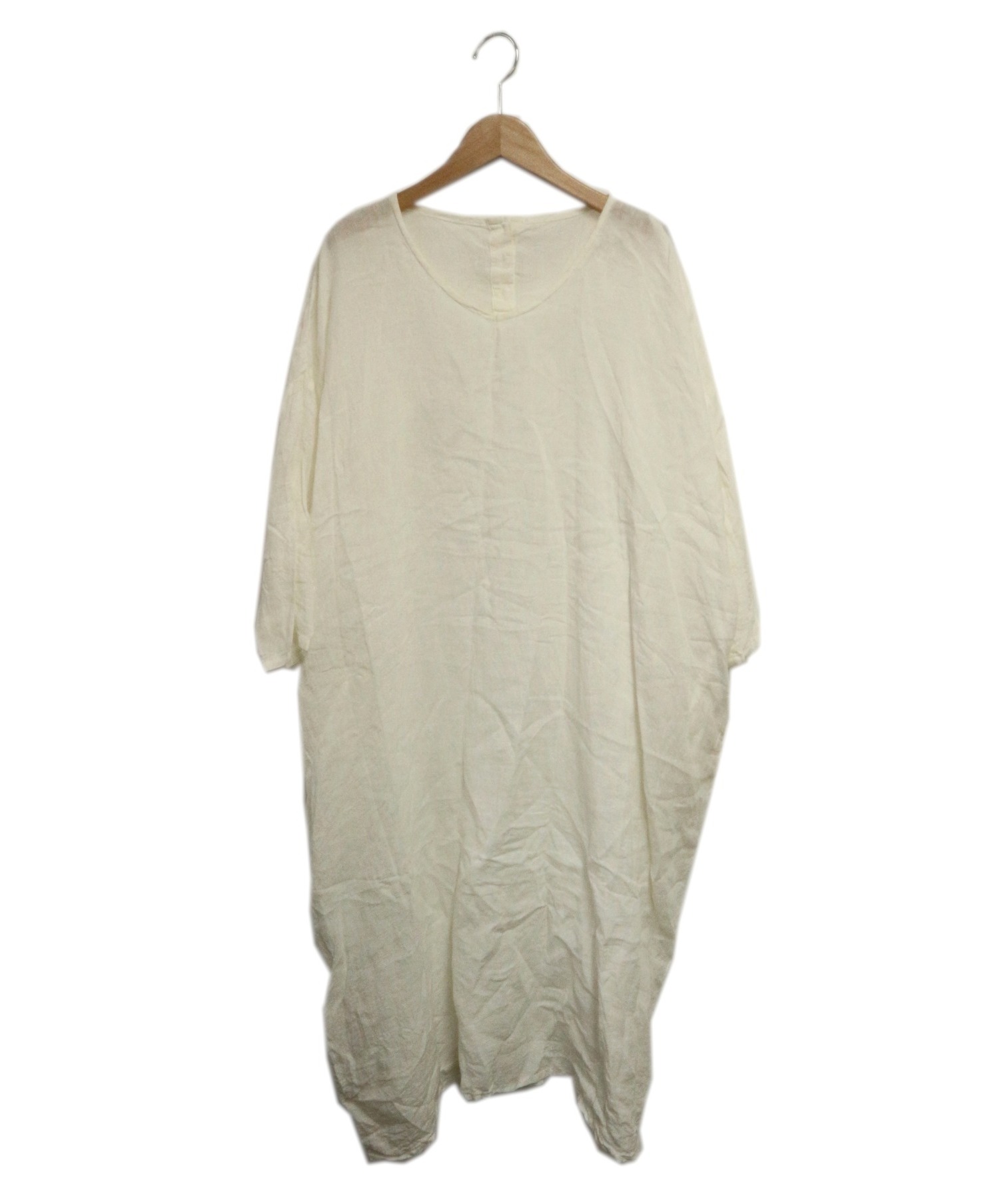 中古 古着通販 Nest Robe ネストローブ リネンブラウスワンピース ホワイト サイズ 表記無し ブランド 古着通販 トレファク公式 Trefac Fashion