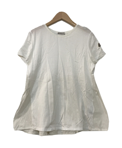 MONCLER（モンクレール）MONCLER (モンクレール) DOUBLE FABRIC T-SHIRT ホワイト サイズ:Sの古着・服飾アイテム