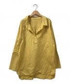 Little suzie（リトルスージー）の古着「India Organic Cotton Linen Shirt」｜イエロー