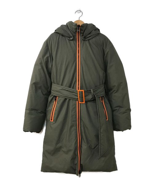 77circa（ナナナナサーカ）77circa (ナナナナサーカ) removale hood down jacket オリーブ サイズ:LONGの古着・服飾アイテム