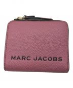 MARC JACOBSマーク ジェイコブス）の古着「THE BOLD MINI COMPACT ZIP WALLET」｜ピンク×ブラック