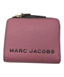 MARC JACOBS（マーク ジェイコブス）の古着「THE BOLD MINI COMPACT ZIP WALLET」｜ピンク×ブラック