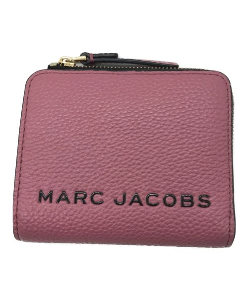 MARC JACOBS（マーク ジェイコブス）MARC JACOBS (マークジェイコブス) THE BOLD MINI COMPACT ZIP WALLET ピンク×ブラックの古着・服飾アイテム