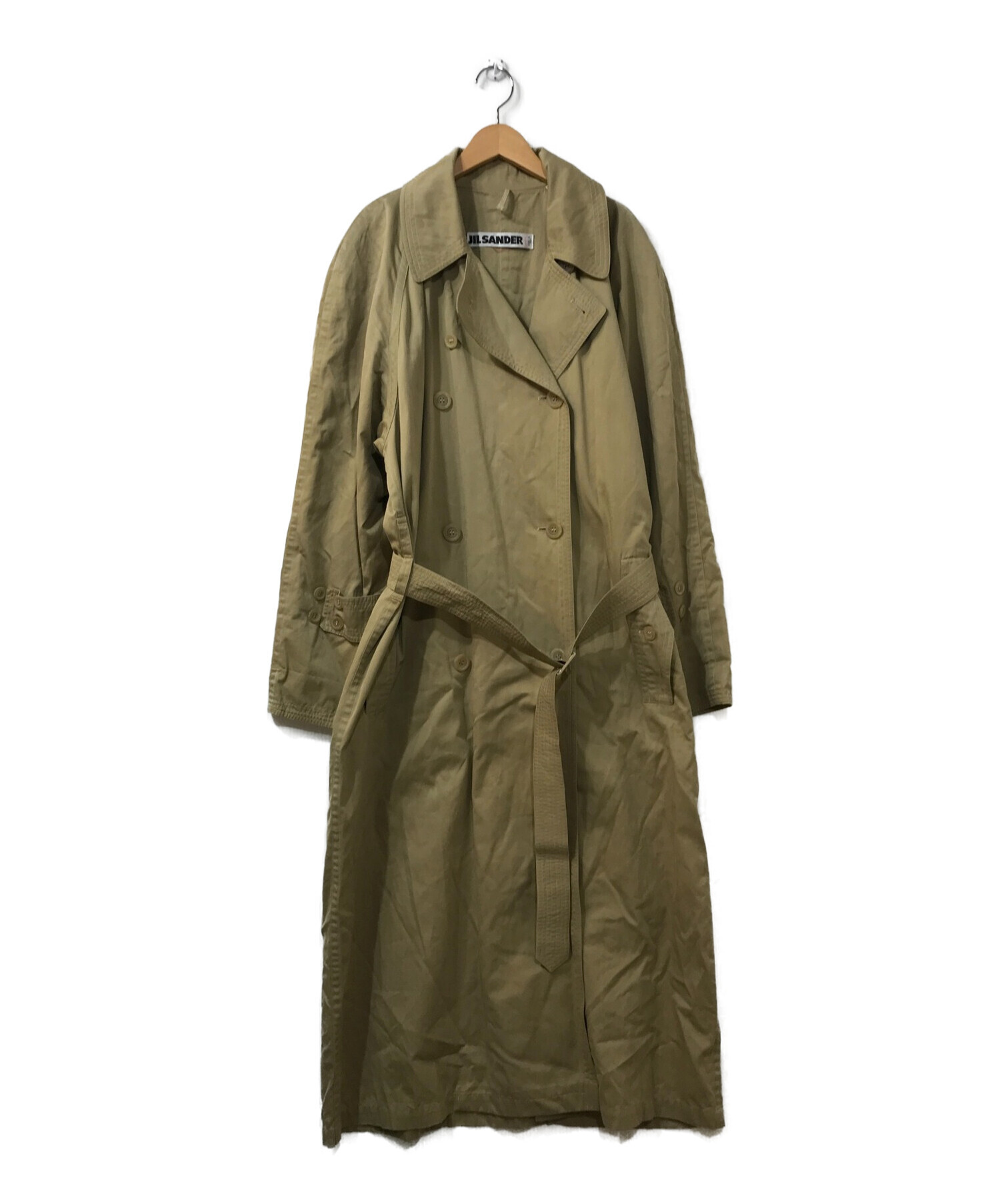 中古 古着通販 Jil Sander ジルサンダー 90 Sマキシトレンチコート ベージュ サイズ 40 ブランド 古着通販 トレファク公式 Trefac Fashion