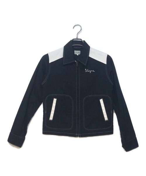 JELADO（ジェラード）JELADO (ジェラード) バック刺繍レーシングジャケット ブラック サイズ: XSの古着・服飾アイテム