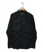 COMME des GARCONS HOMME PLUS）の古着「フロントタックシャツ」｜ブラック