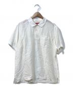 SUPREME（シュプリーム）の古着「Jacquard Logo Silk Shirt」｜ホワイト