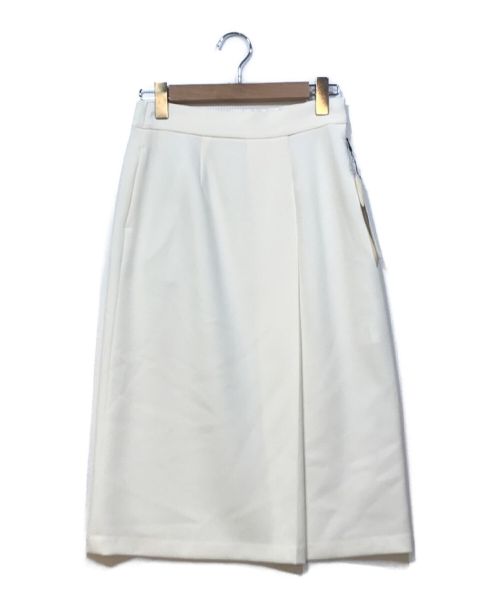 SOEJU（ソージュ）SOEJU (ソージュ) フロントプリーツタイトスカート ホワイト サイズ:M 未使用品の古着・服飾アイテム