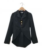 BLACK COMME des GARCONS（コムデギャルソン）の古着「デザインジャケット」｜ブラック
