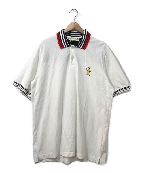MARNI（マルニ）MARNI (マルニ) Dance Bunnyポロシャツ ホワイト サイズ:48の古着・服飾アイテム