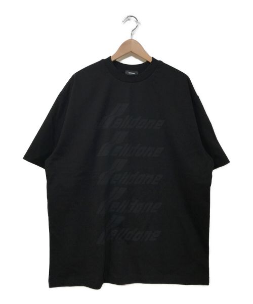 WE11DONE（ウェルダン）WE11DONE (ウェルダン) ロゴプリントTシャツ ブラック サイズ:M 未使用品の古着・服飾アイテム