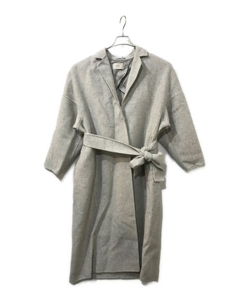 LE PHIL（ル フィル）LE PHIL (ル フィル) ソフトウールビーバーコート グレー サイズ:SIZE　Oの古着・服飾アイテム