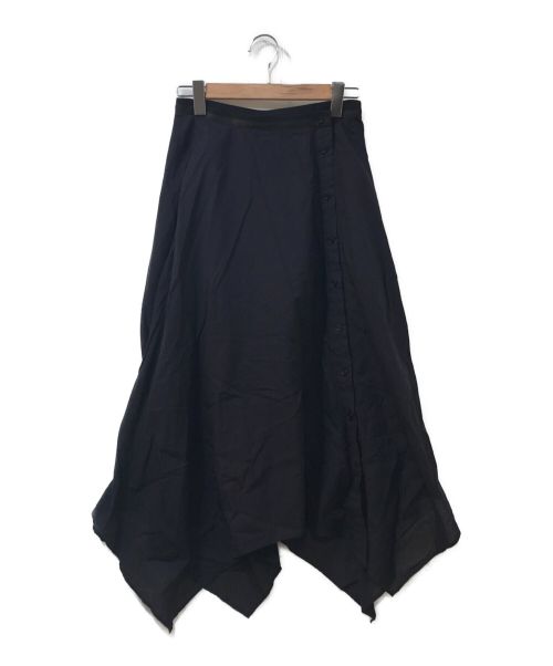 LEMAIRE（ルメール）LEMAIRE (ルメール) フレアスカート ネイビー サイズ:34の古着・服飾アイテム