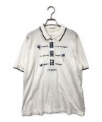 LEONARD SPORTレオナール スポーツ）の古着「刺繍ポロシャツ」｜ホワイト