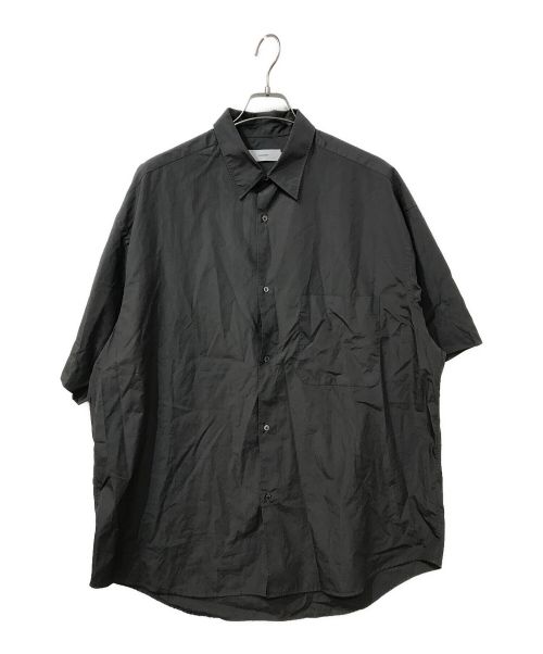 Graphpaper（グラフペーパー）Graphpaper (グラフペーパー) Broad Oversized S/S Regular Collar Shirt グレー サイズ:FREEの古着・服飾アイテム