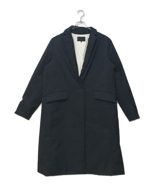 icB（アイシービー）icB (アイシービー) ダウンチェスターコート ブラック サイズ:Mの古着・服飾アイテム