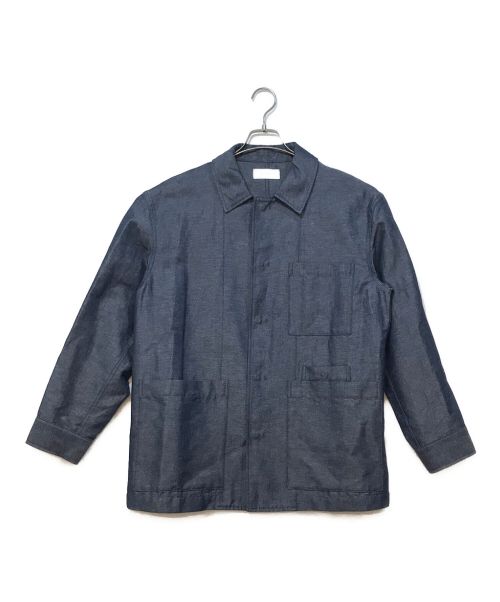 WELLDER（ウェルダー）WELLDER (ウェルダー) Barn Coat Cotton-Linen Denim-ish Twill インディゴ サイズ:Lの古着・服飾アイテム
