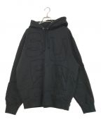 SUPREME（）の古着「Supreme Cutout Letters Hooded Sweatshirt」｜ブラック