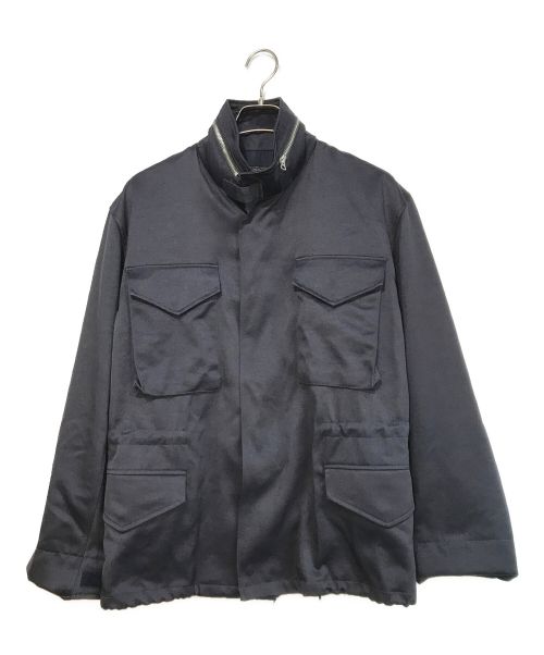 BEAMS PLUS（ビームスプラス）BEAMS PLUS (ビームスプラス) 中空糸 サテン M-65 ジャケット ネイビー サイズ:Sの古着・服飾アイテム