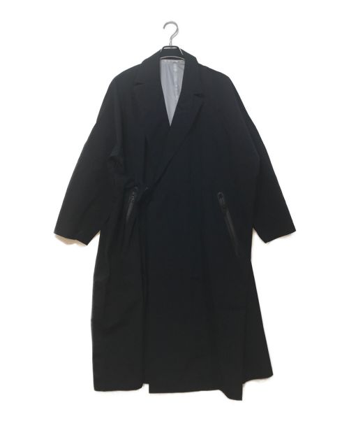 F/CE.（エフシーイー）F/CE. (エフシーイー) WATERPPROOF WRAP COAT ブラック サイズ:Mの古着・服飾アイテム