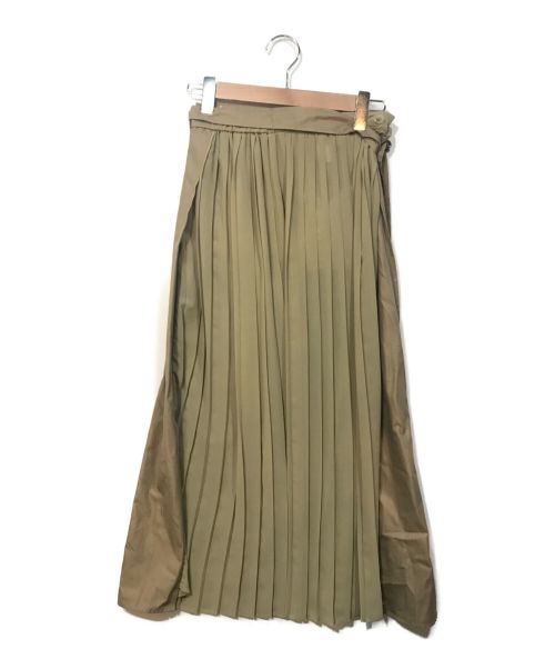 Ameri（アメリ）Ameri (アメリ) ベルトセットアップスカート ベージュ サイズ:Mの古着・服飾アイテム