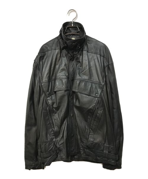 VINTAGE（ヴィンテージ/ビンテージ）VINTAGE (ヴィンテージ) リアルレザージャケット ブラック サイズ:XLの古着・服飾アイテム