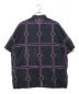 C.E (シーイー) フレームショートスリーブシャツ ブラック×パープル サイズ:L：8800円