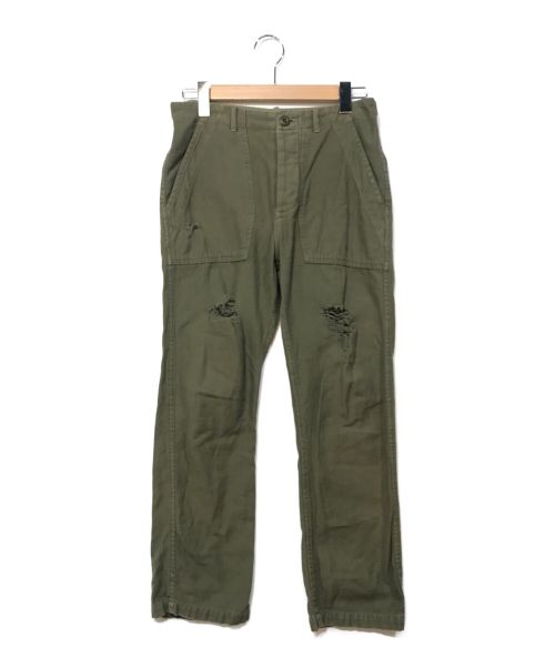 R13（アールサーティン）R13 (アールサーティン) (PRE) Military PANT カーキ サイズ:Ｗ26の古着・服飾アイテム