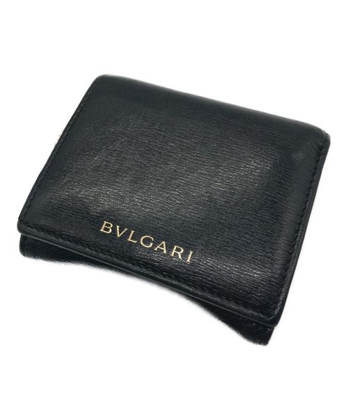 BVLGARI（ブルガリ）BVLGARI (ブルガリ) 3つ折り財布 ブラックの古着・服飾アイテム