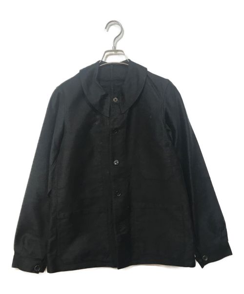 CREPIER（クレピアー）CREPIER (クレピアー) フレンチワークモールスキンジャケット ブラック サイズ:表記なしの古着・服飾アイテム