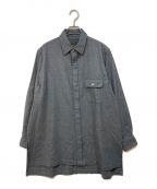 FUMITO GANRYUフミトガンリュウ）の古着「ウールオーバーサイズシャツ」｜グレー