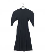 Mame Kurogouchiマメクロゴウチ）の古着「Classic Cotton Dress/クラシックコットンﾄﾞﾚｽ」｜ブラック