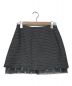 CHANEL (シャネル) チュール切替 サマーツイードスカート ブラック サイズ:40：16800円