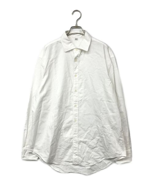 45R（フォーティーファイブアール）45R (フォーティーファイブアール) 平×ガーゼ二重織の908ローファーシャツ ホワイト サイズ:4の古着・服飾アイテム