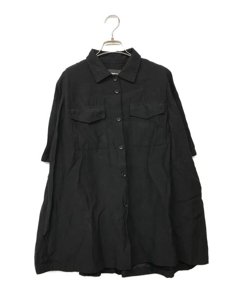 YANG LI（ヤン リー）YANG LI (ヤン リー) オーバーサイズシャツ ブラック サイズ:40の古着・服飾アイテム