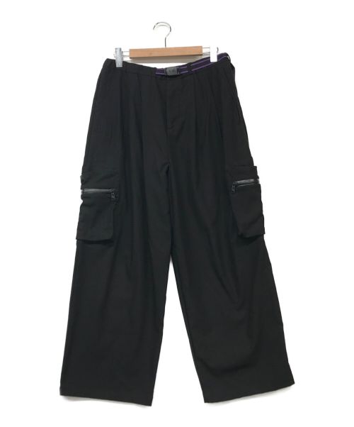F/CE.（エフシーイー）F/CE. (エフシーイー) LAYERYING SEMI WIDE PANTS/レイヤリングセミワイドパンツ ブラック サイズ:Mの古着・服飾アイテム