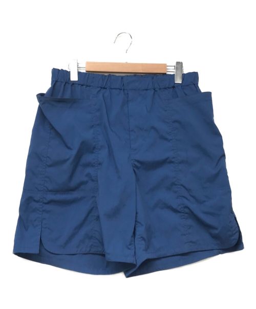 URU（ウル）URU (ウル) TASLAN NYLON / EASY SHORT PANTS/タスランナイロンイージーショート ブルー サイズ:3の古着・服飾アイテム