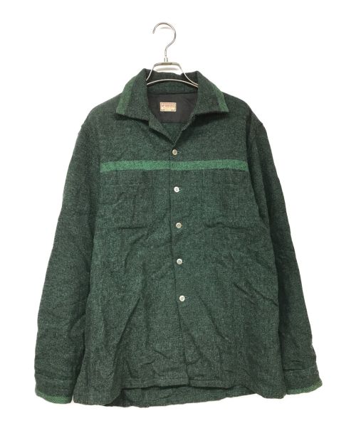 McGREGOR（マクレガー）McGREGOR (マクレガー) 50`sオープンカラーシャツ グリーン サイズ:Mの古着・服飾アイテム