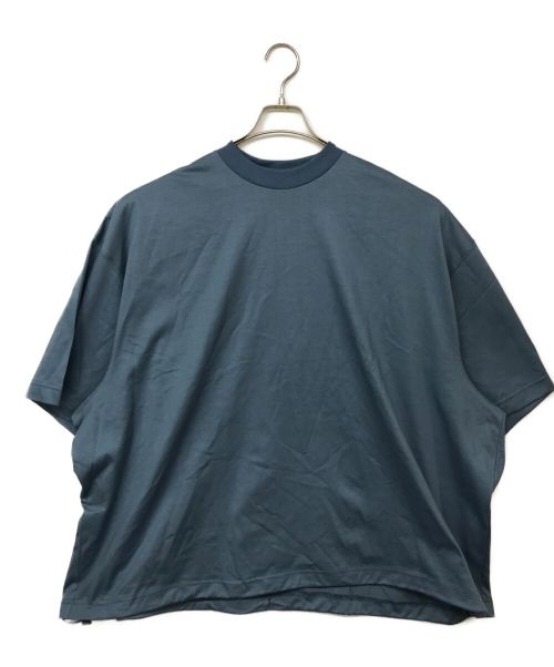 is-ness（イズネス）is-ness (イズネス) BALLOON T SHIRT/バルーンTシャツ ブルー サイズ:Lの古着・服飾アイテム