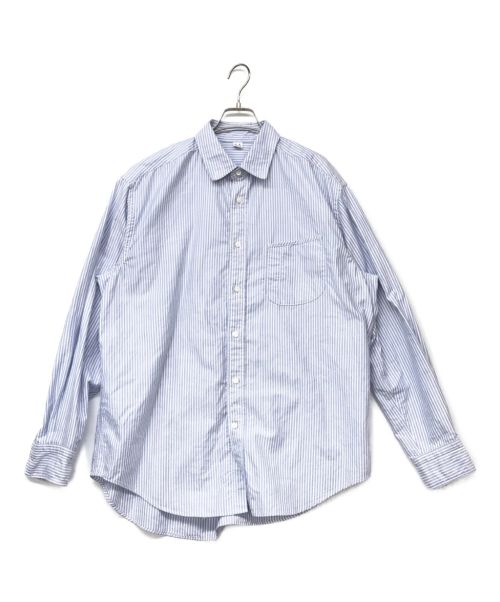 45R（フォーティーファイブアール）45R (フォーティーファイブアール) スーピマオックスの908ローファーシャツ ブルー サイズ:4の古着・服飾アイテム